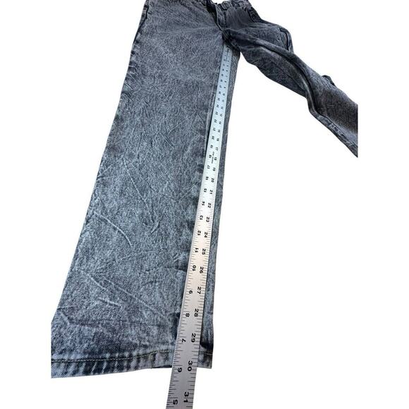 Rare Vtg 80s Calvin Klein Acid Wash Denim- Size 28 Tapered Leg- Made in USA - Picture 13 of 14